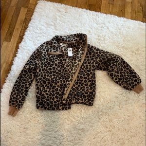 Abercrombie and Fitch cheetah print jacket